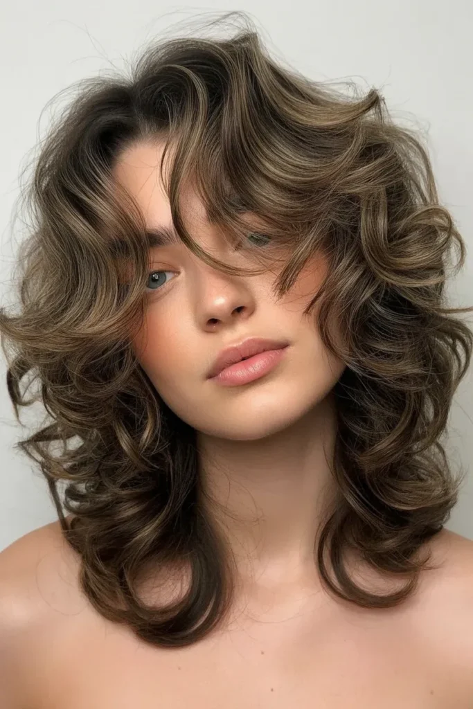 Mushroom Brown Messy Waves