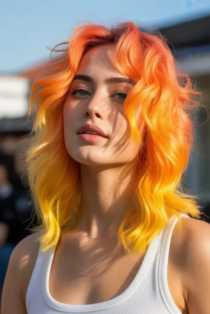 Orange & Yellow Flames