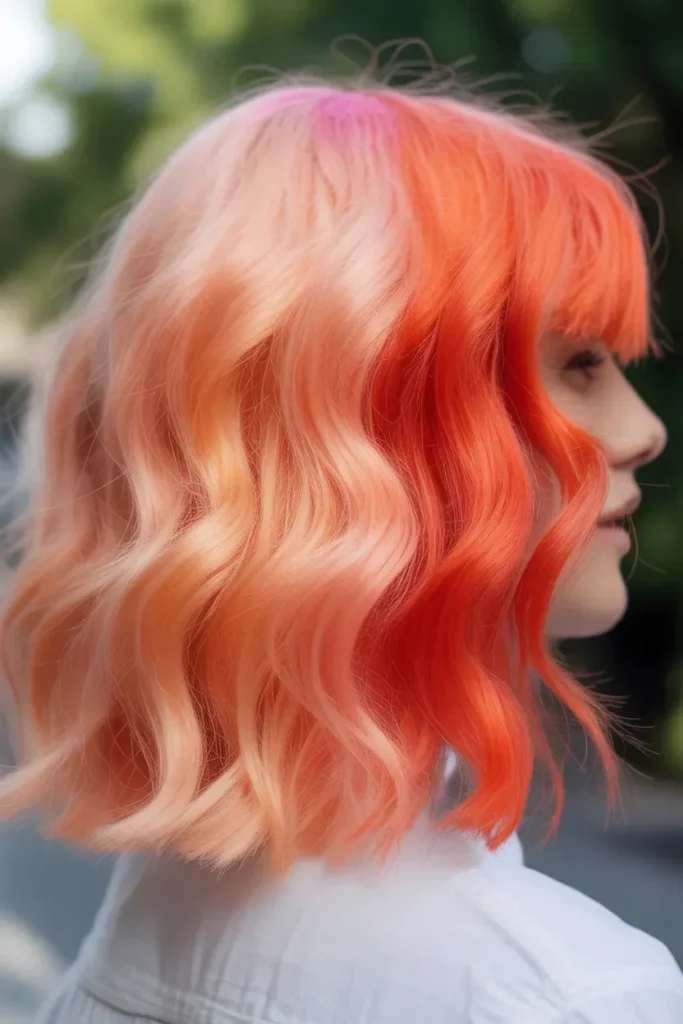 Peach & Coral Split