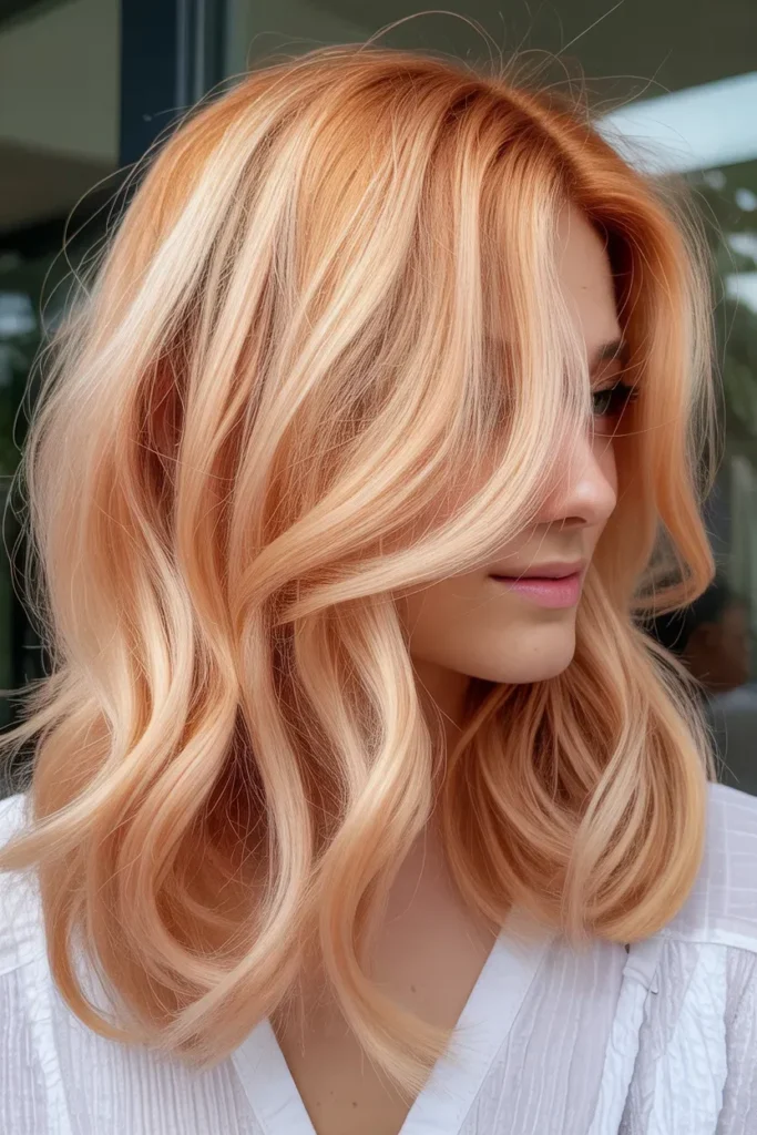 Peachy Blonde Layers