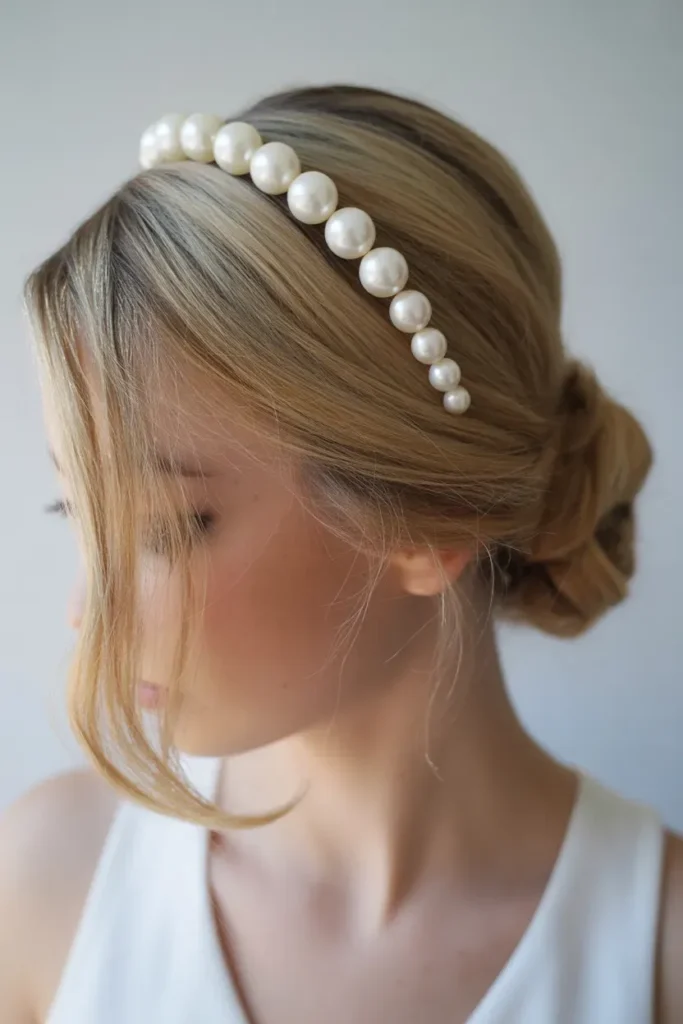 Pearl Headband Tuck
