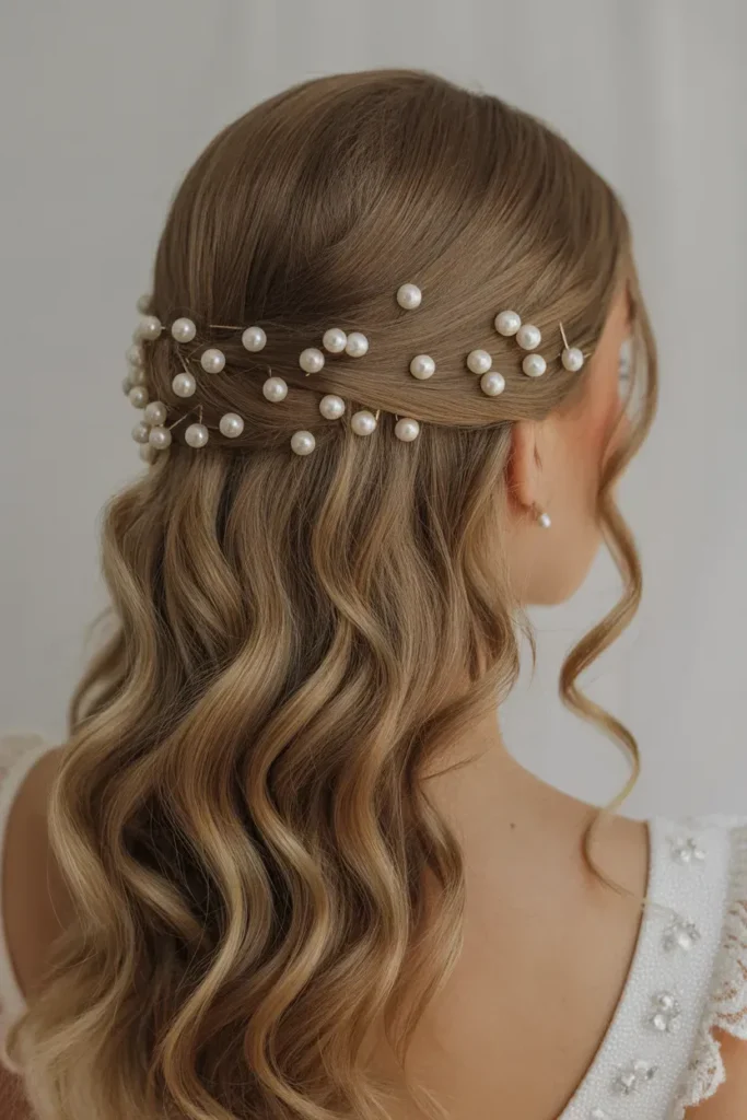 Pearl Pin Half-Up