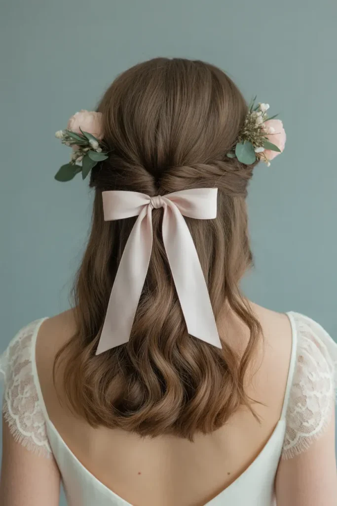 Ribbon Tie Half-Up