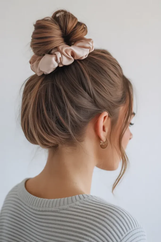 Scrunchie High Bun