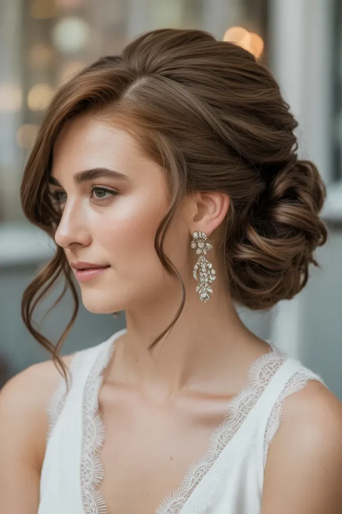 Side Sweep Half-Up