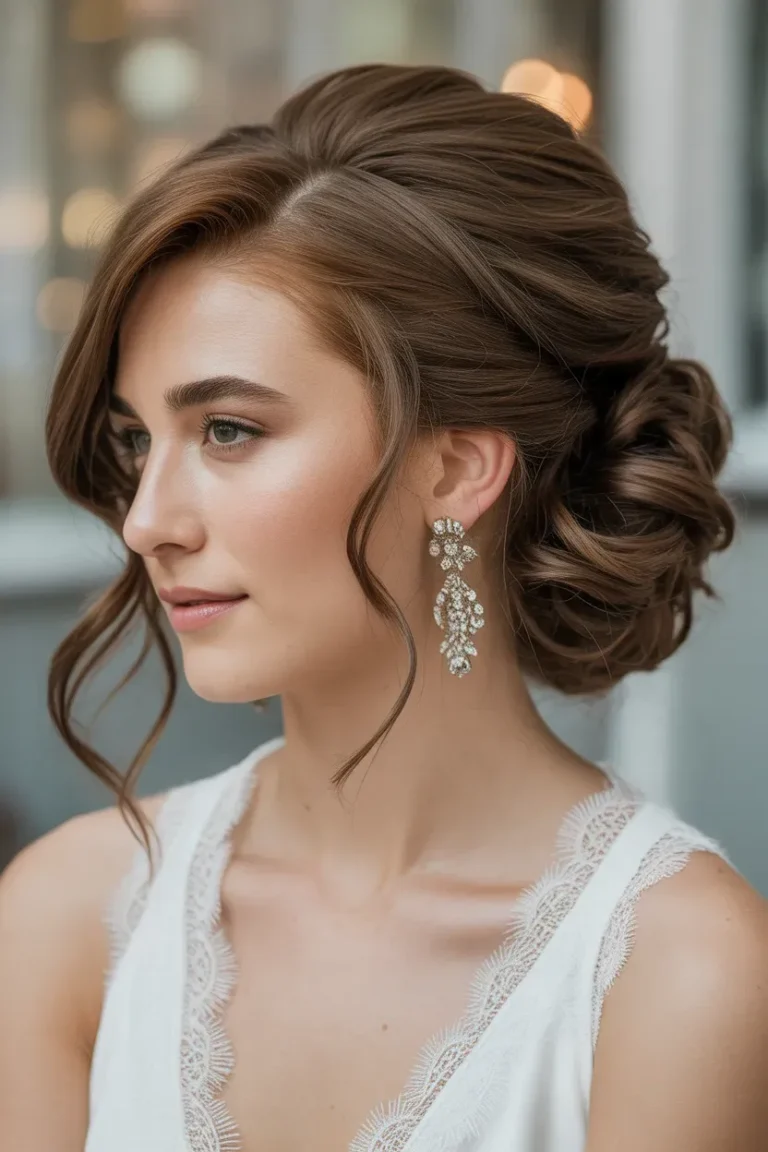 Side Sweep Half-Up