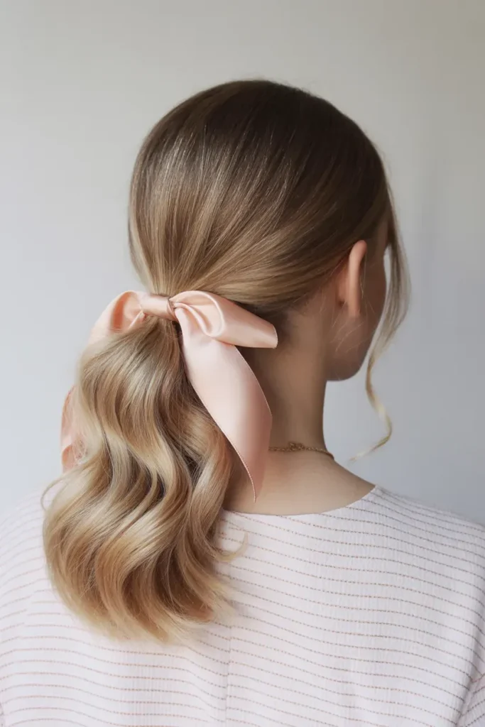 Silk Ribbon Ponytail