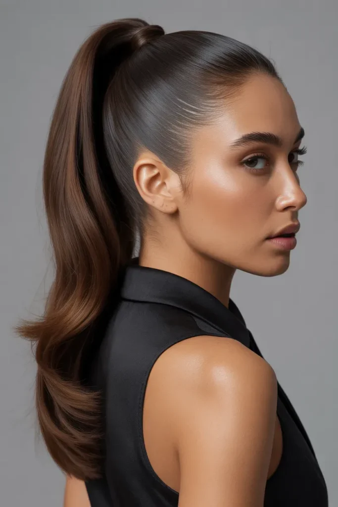 Sleek High Ponytail