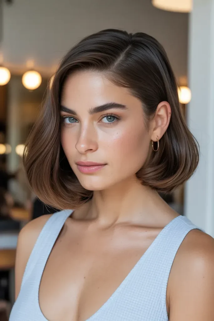Sleek Side-Part Wedge