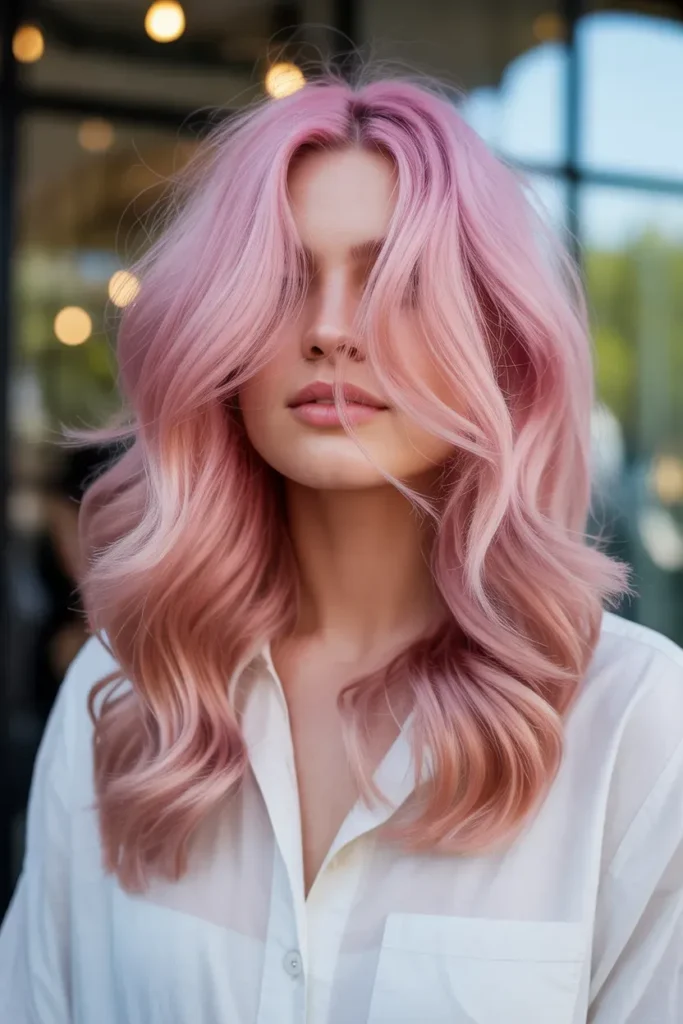 Soft Pastel Beach Waves