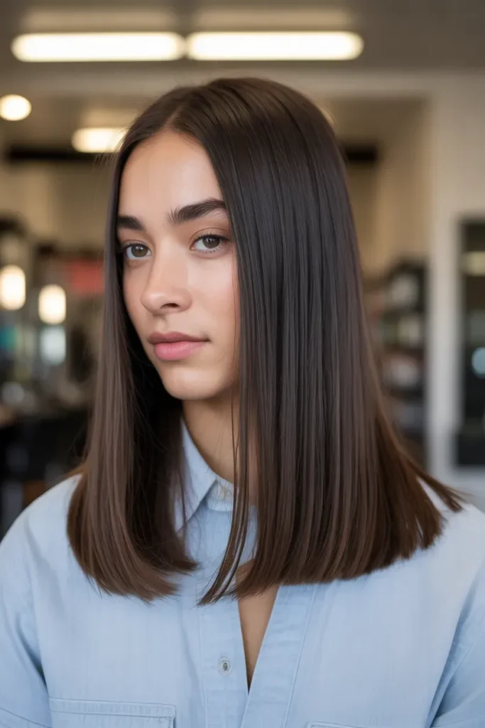 Straight One Length Cut