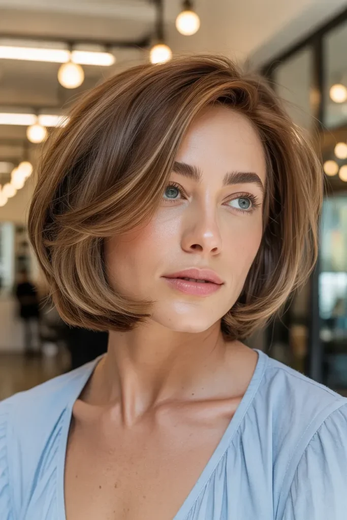 Textured Layered Bob