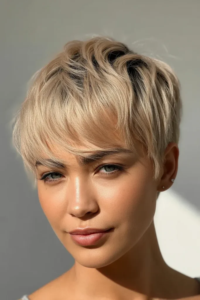 Textured Pixie Cut