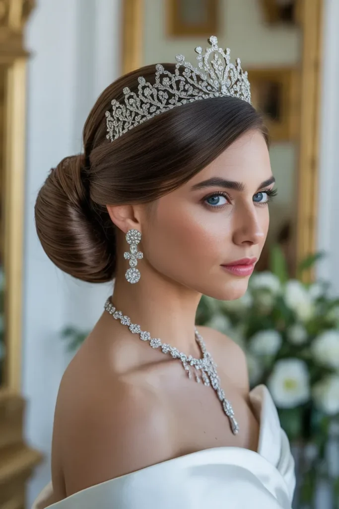 Tiara Sleek Bun