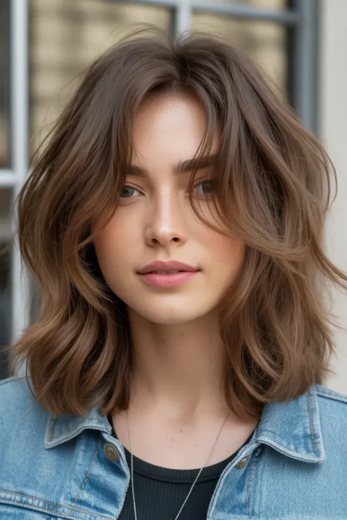 Tousled Lob Layers