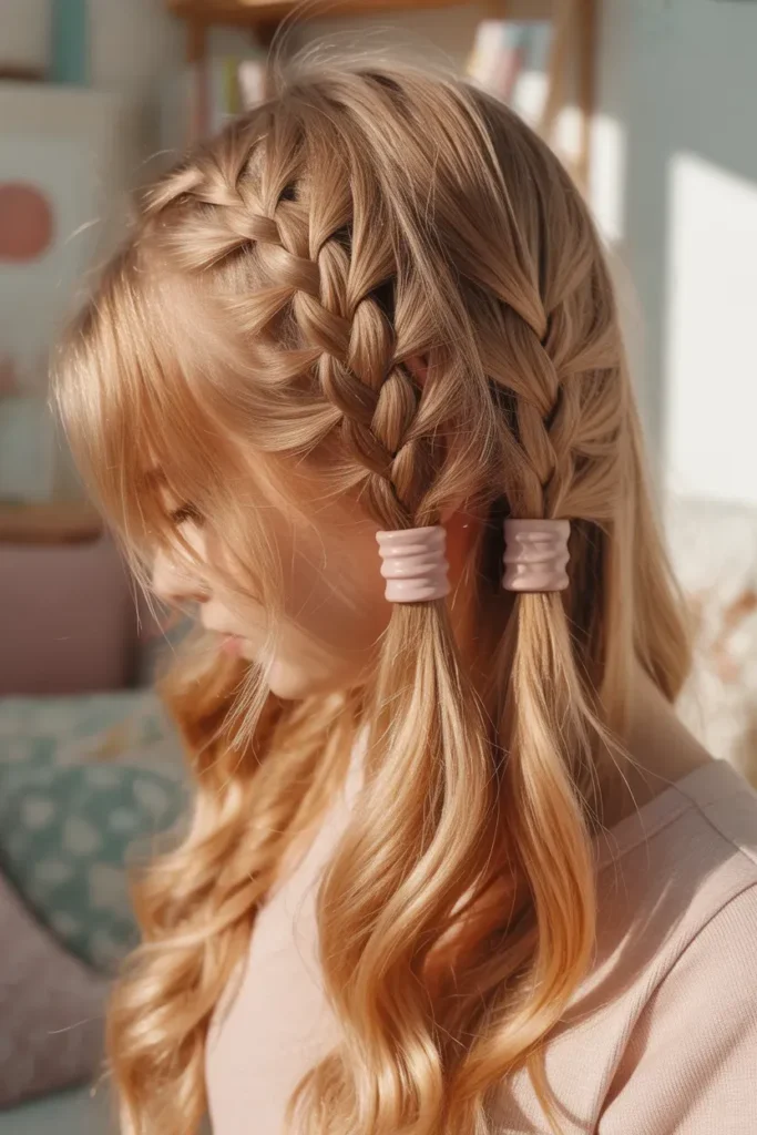 Twisted Accent Pigtails