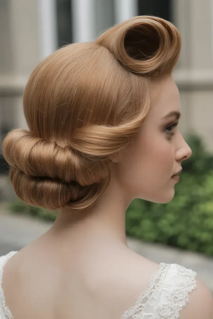 Vintage Roll Half-Up
