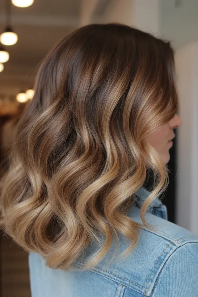 Warm Bronde Balayage