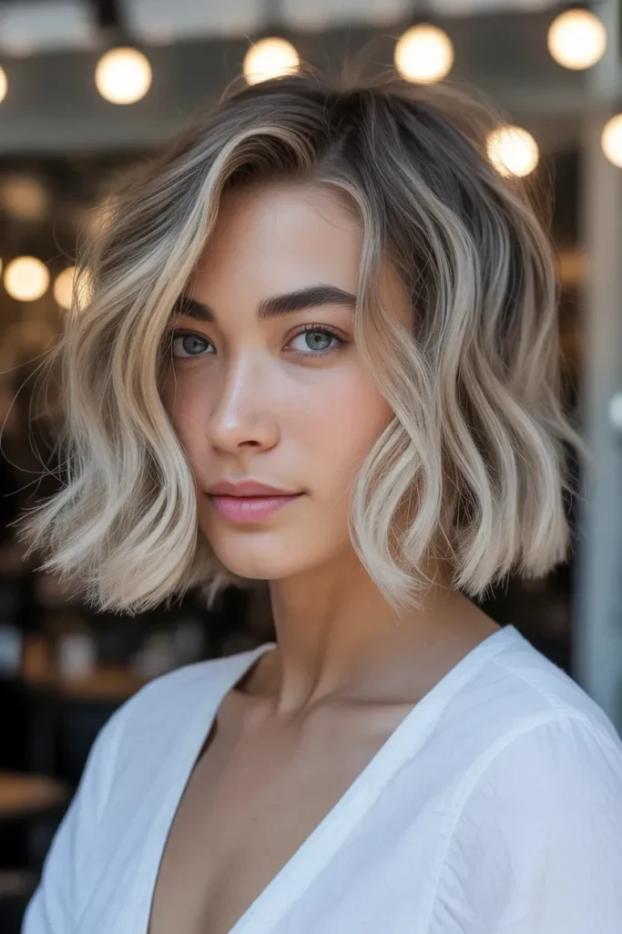 Wavy Ash Bob