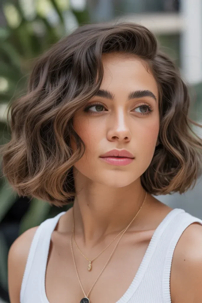 Wavy Wedge Cut