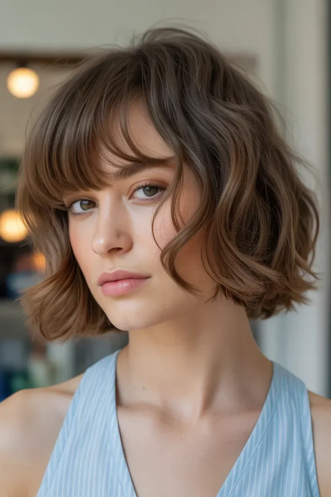 Wispy Bangs Lob
