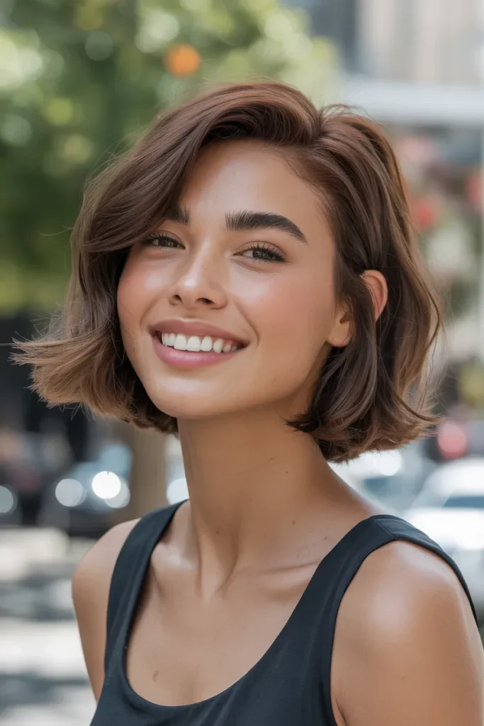 Chin-Length Bounce Bob