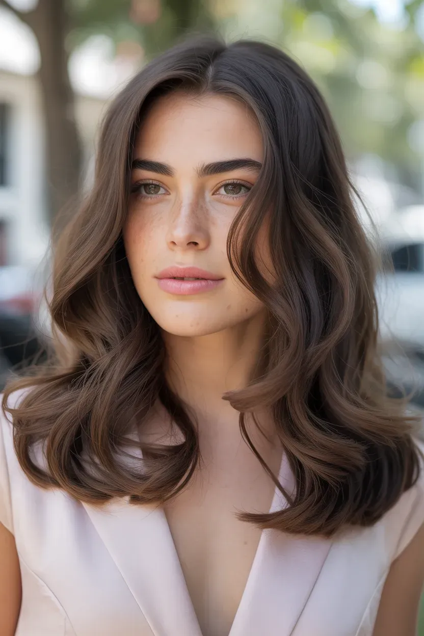 Soft Brunette Waves