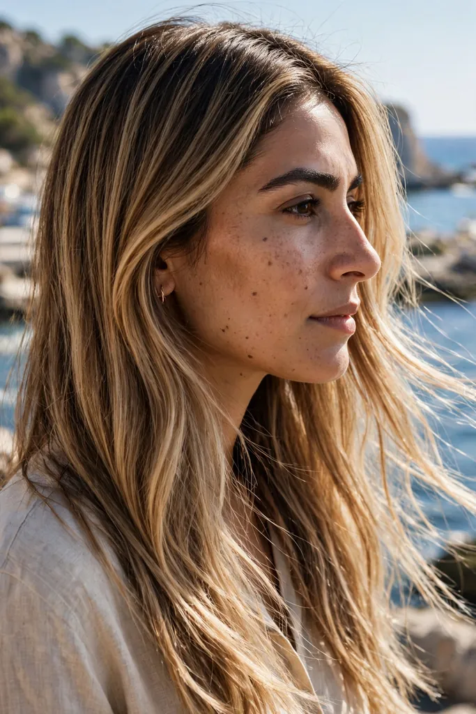 Bronde blend brunette hair — dimensional brunette hair looks