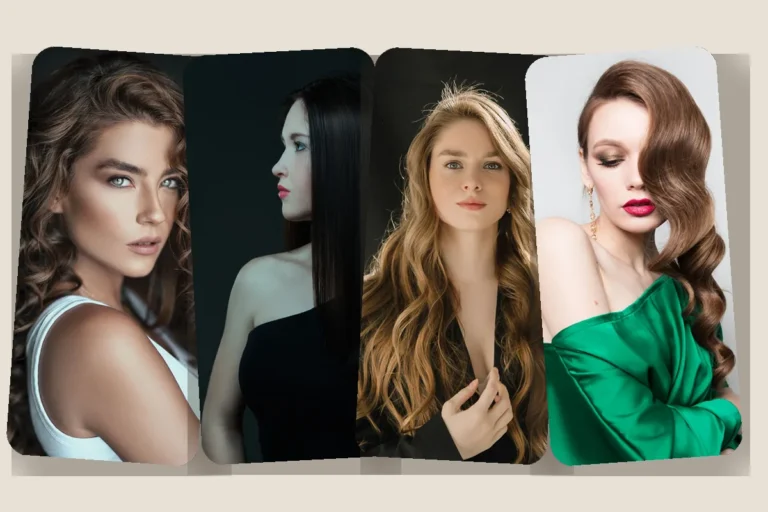 Women with standout hairstyles, featured collage