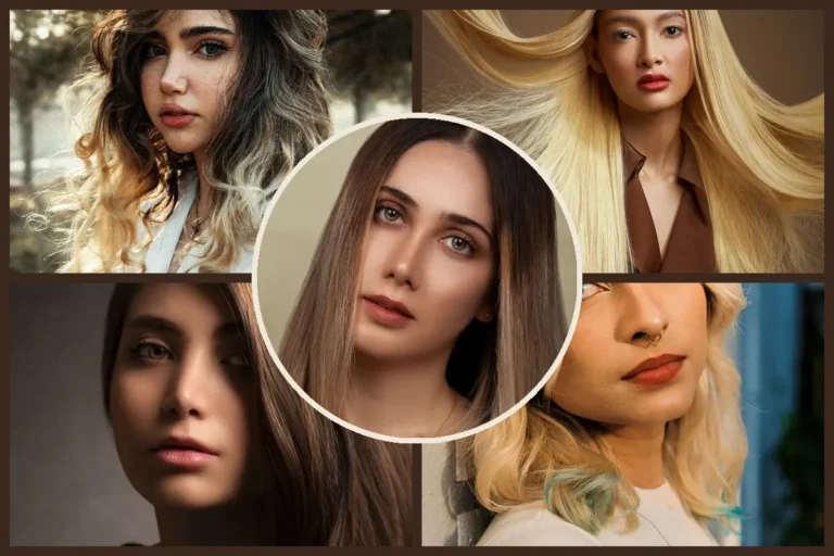 Teddy bronde haircolor ideas, featured collage